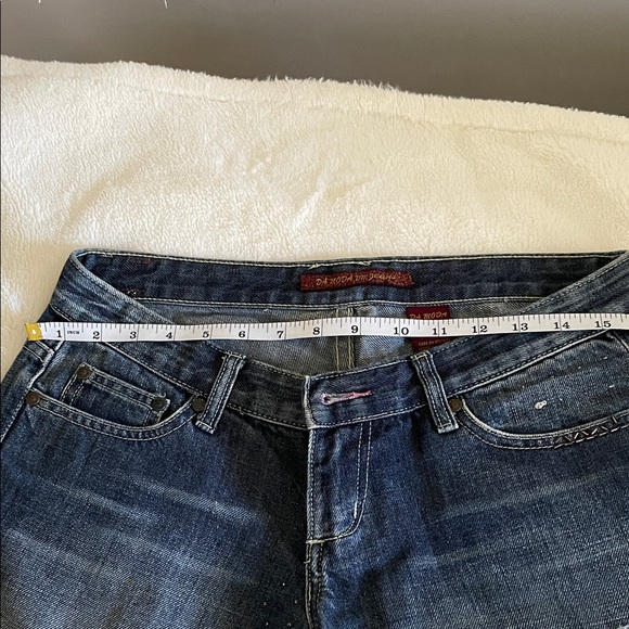 Distressed Blue Jeans - Picture 10 of 11